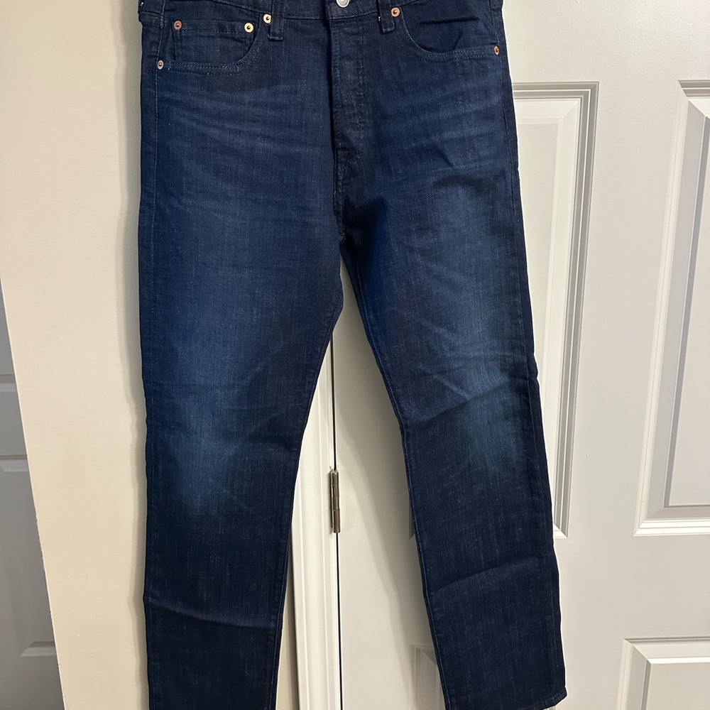 Levi's Men's Deep Indigo Straight Jeans 501